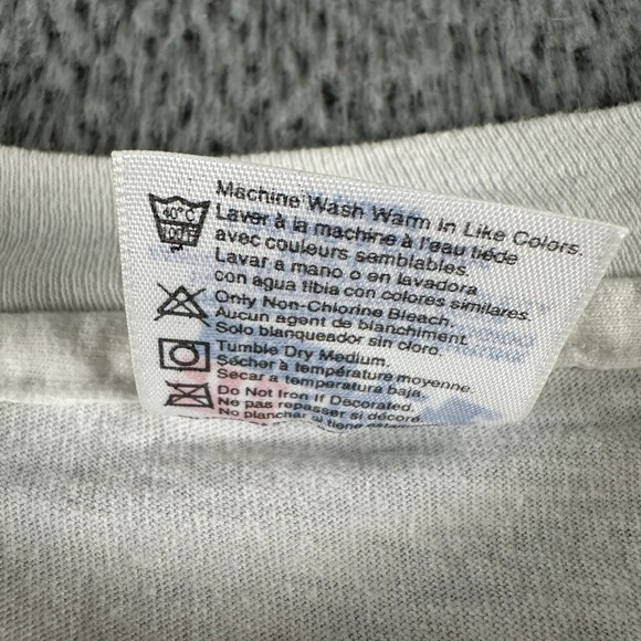 Vtg Apple Macintosh T-Shirt Mens XL White Graphic Back Print 90s Hanes Rare - Picture 7 of 12